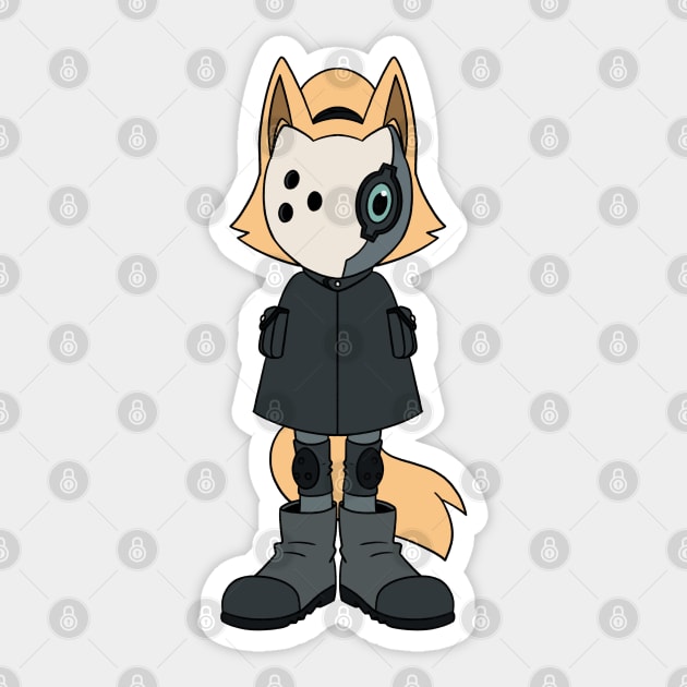 Whisper Sticker by Firestorm Fox